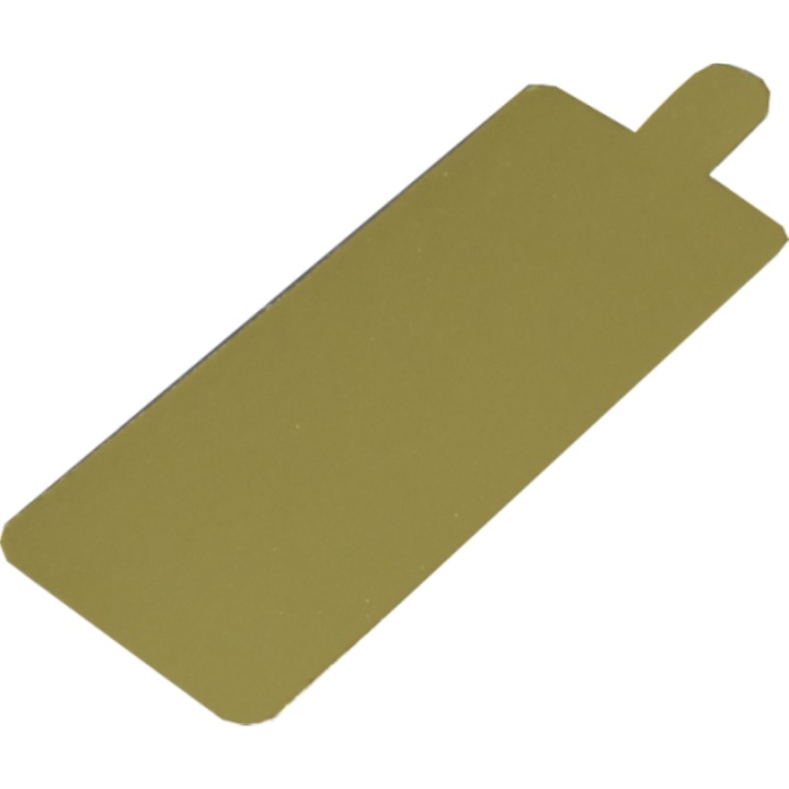 Set 1000 buc suporti prajituri aurii cu maner 12x5 cm