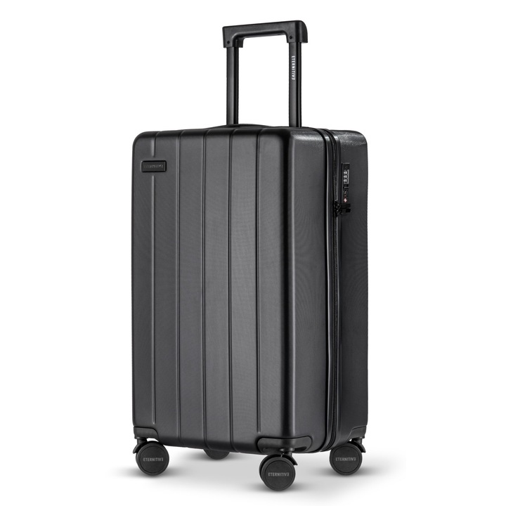 Количка за самолет, Eternitive, 37л, ABS, черна