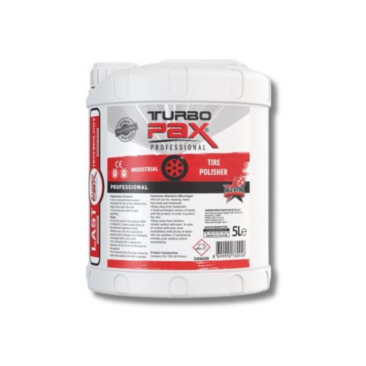 Solutie de lustruire a anvelopelor Turbopax, 5 kg