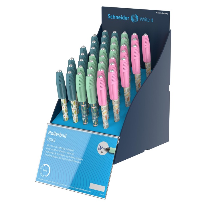 Sis Display Schneider Zippi, 40 Rollere Cu Cartus