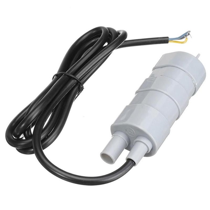 Pompa de apa submersibila pentru rulote, 12V, flux optim, alb