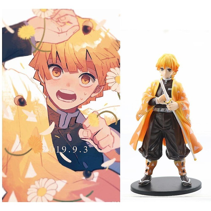 Фигурина Demon Slayer Камадо Танджиро Незуко, PVC модел, първо издание, 12+ години