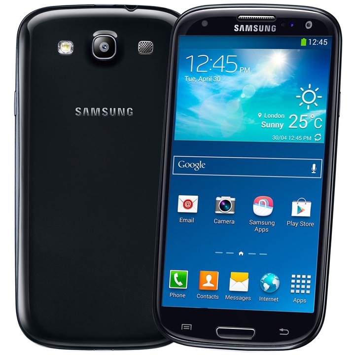 Telefon mobil Samsung I9300i GALAXY S3 Neo, Dual SIM, 16GB, Black