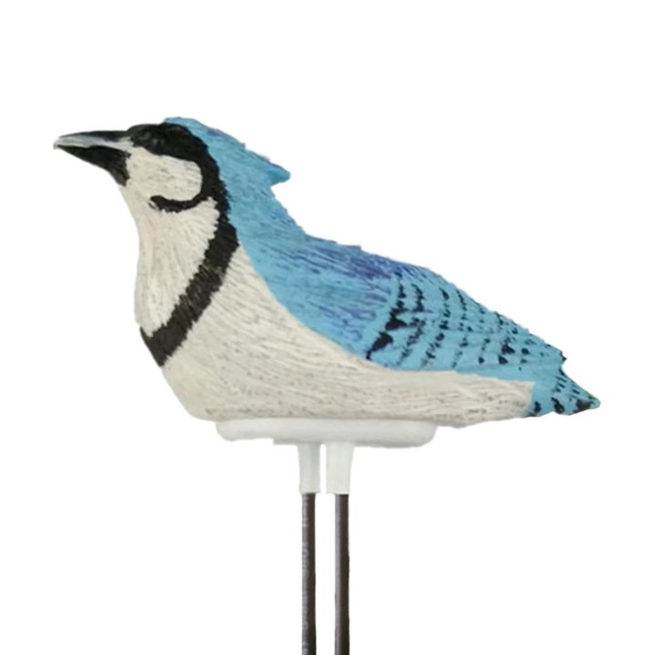 Contor de umiditate a solului, forma de pasare, albastru, 18x9cm