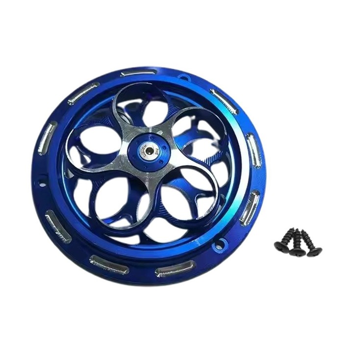 Capac radiator rotativ, aluminiu, pentru Vespa Sprint Primavera 150 2013-2021, albastru