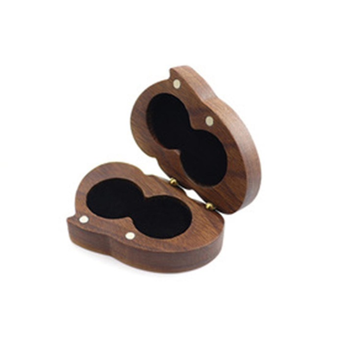 Cutie din lemn pentru inel de logodna, design elegant, inchidere magnetica, dimensiune conform imaginii