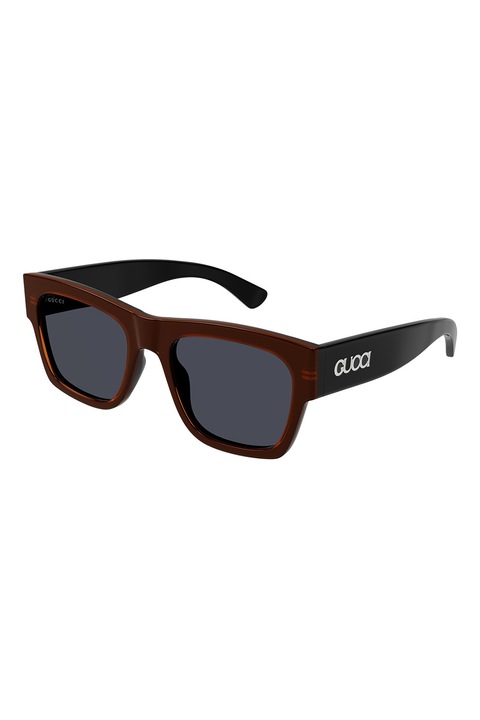 Gucci, Квадратни слънчеви очила с плътен цвят, 54-20-150, Бордо