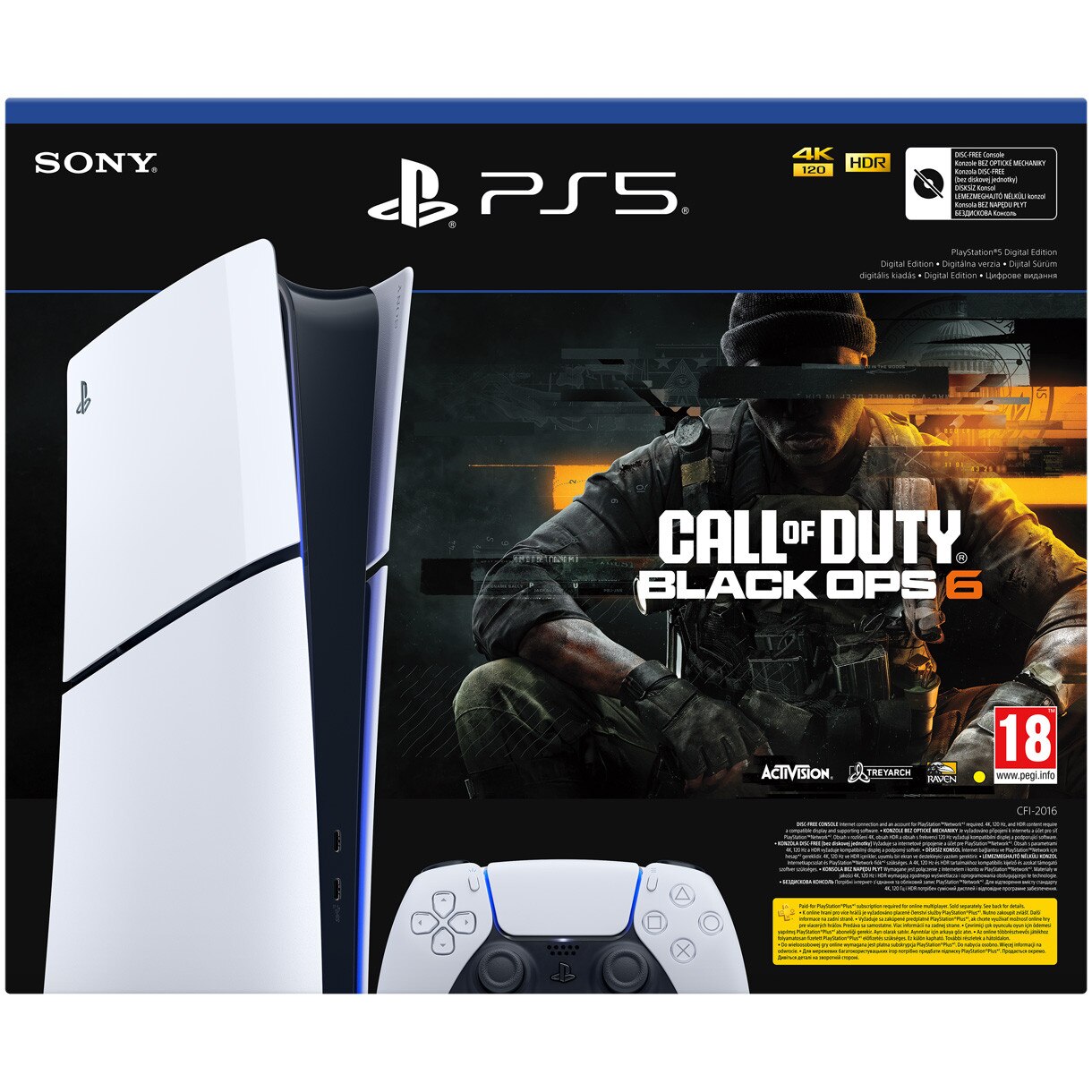 Конзола PlayStation Digital Edition (PS5) Slim, 1TB SSD, D