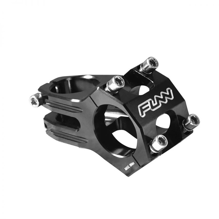 Лапа Funn Funnduro, Alu.6061, Full CNC, 31, 8 мм, rise 0, 1-1/8, Ext: 35 мм, черна, AM