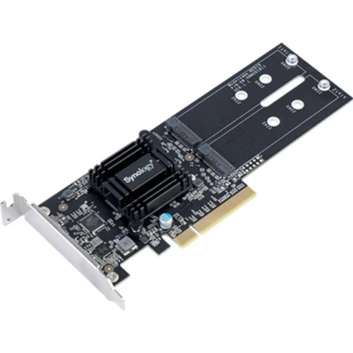 Synology PCIe Gen2 x8 двоен M.2 SSD адаптер