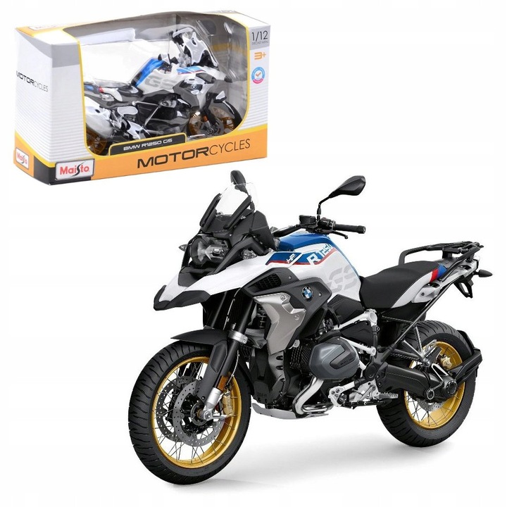 Мотоциклет Maisto BMW R 1250 GS в мащаб 1:12
