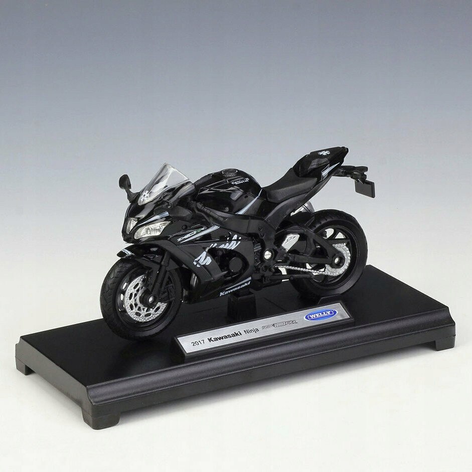 2017-es Kawasaki Ninja ZX-10RR motorkerékpár modell, 1:18