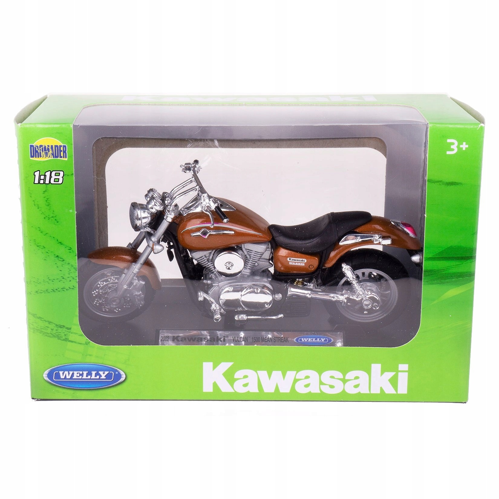 Motocicleta Kawasaki Vulcan 1500 Mean Streak 2002, scara 1:18