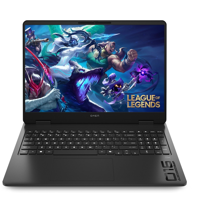 HP OMEN 16-ap0058nn Játékos Laptop, Ryzen 7 350, 24GB, 512GB SSD, 16" WQXGA, GeForce RTX 5070, Árnyékfekete, Windows 11