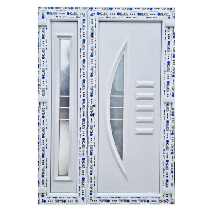 Usa dubla Semiluna Alb 150x200 cm