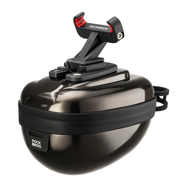 Rockbros kerékpár nyeregtáska, merev, kompakt, 0,4L, lila