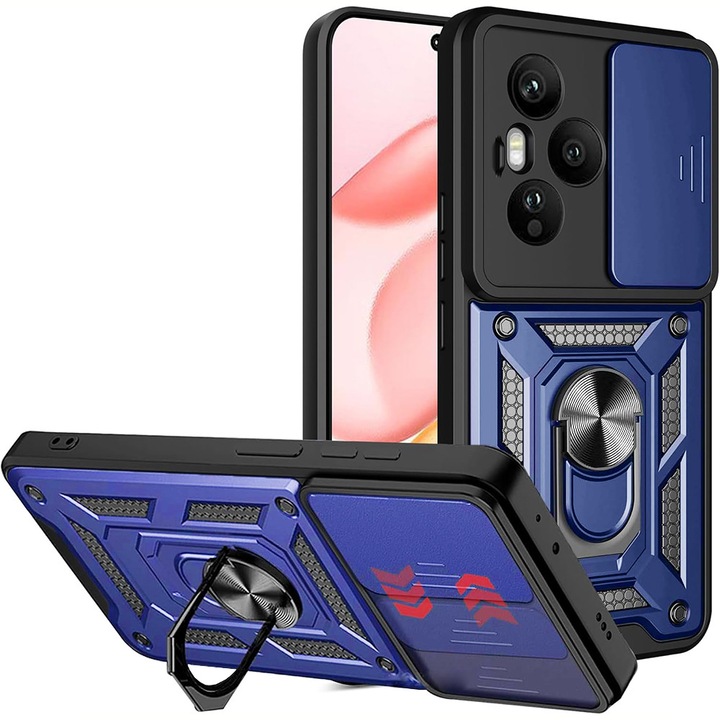 Защитен калъф, съвместим с Honor 400 Pro, Tim, син