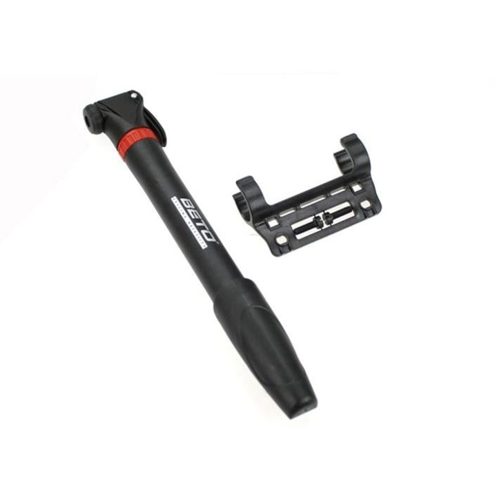 Помпа Beto CLD-039P, мини, пластмасова, двойна глава, ергономична дръжка, 80 psi, черна, A668, AM