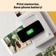 Kodak Dock Plus PD460 fotónyomtató, 4Pass hőszublimációs technológia, Bluetooth-kapcsolat, fehér, 10x15cm
