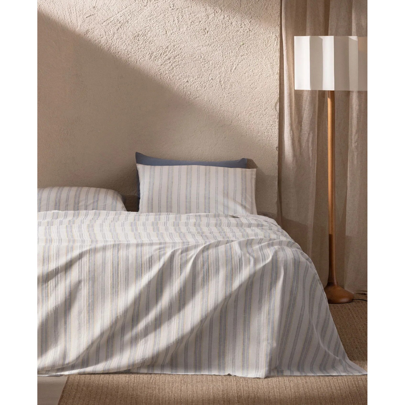 Set lenjerie de pat dublu, Madame Coco, Ecocell, 50% bumbac