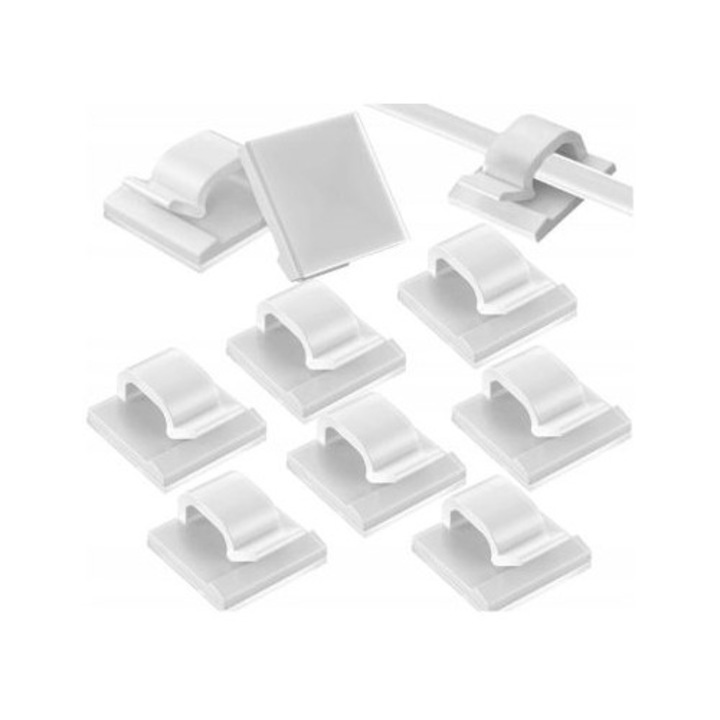 CLEME DE MONTAJ PENTRU CABLURI 10BUC., Kraft&Dele, KD10084