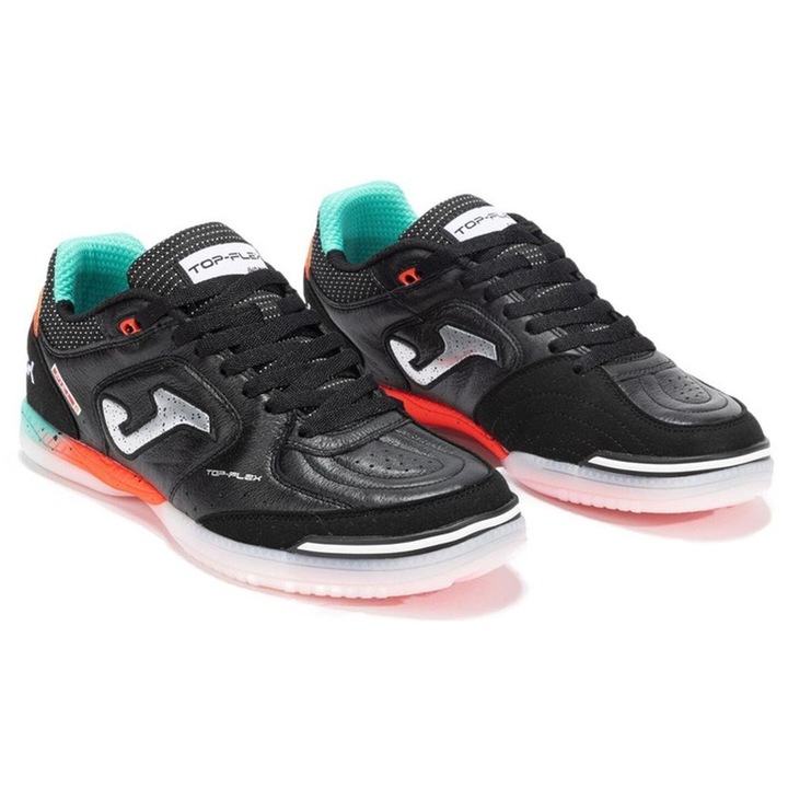 Férfi sportcipő, Joma Halowki Top Flex 2501, fekete, bőr