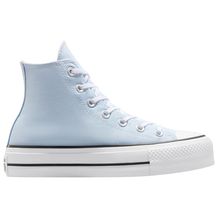 Tenisi pentru dama Converse Chuck Taylor All Star Lift Platform A10644C, panza, albastru deschis