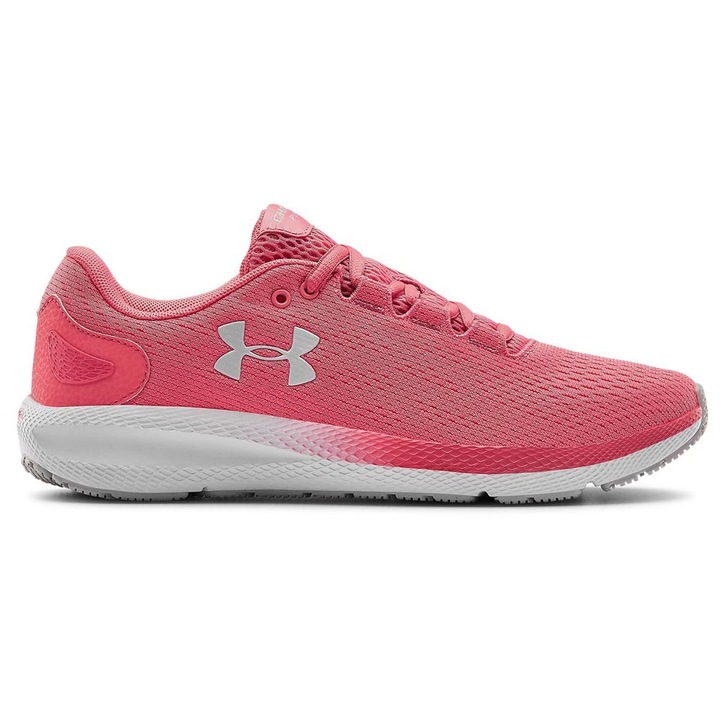 Pantofi sport dama, Under Armour, Charged Pursuit 2, confortabili, roz, plasa, 36.5 EU