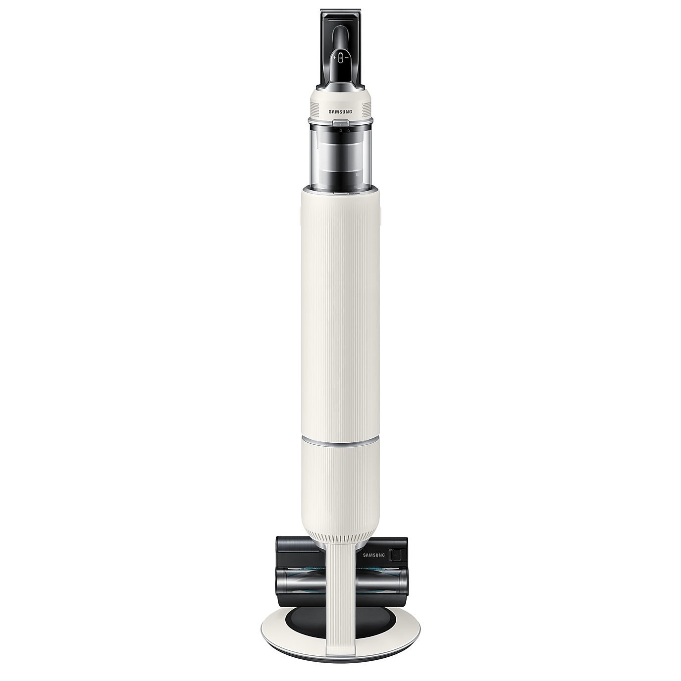 Aspirator vertical Samsung Bespoke Jet AI Lite Complete Extra VS80F28DES/GE, putere aspirare 280W, Motor HexaJet Inverter, Filtrare HEPA, WiFi, AI Cleaning 2.0, Jet Dual Brush+, Perie Pet+, Autonomie 120 min, Santorini Beige