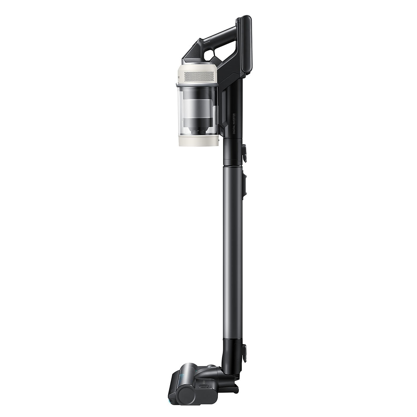 Aspirator vertical Samsung Bespoke Jet AI Lite Complete Extra VS80F28DES/GE, putere aspirare 280W, Motor HexaJet Inverter, Filtrare HEPA, WiFi, AI Cleaning 2.0, Jet Dual Brush+, Perie Pet+, Autonomie 120 min, Santorini Beige