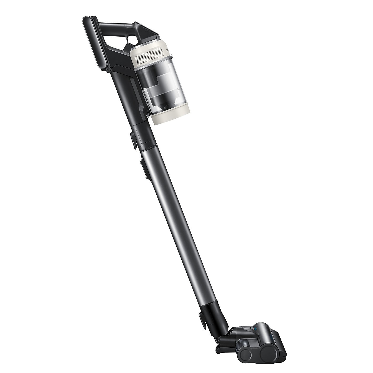 Aspirator vertical Samsung Bespoke Jet AI Lite Pro Extra VS80F28DGS/GE, putere aspirare 280W, Motor HexaJet Inverter, Filtrare HEPA, WiFi, AI Cleaning 2.0, Jet Dual Brush+, Perie Pet+, Autonomie 120 min, Santorini Beige