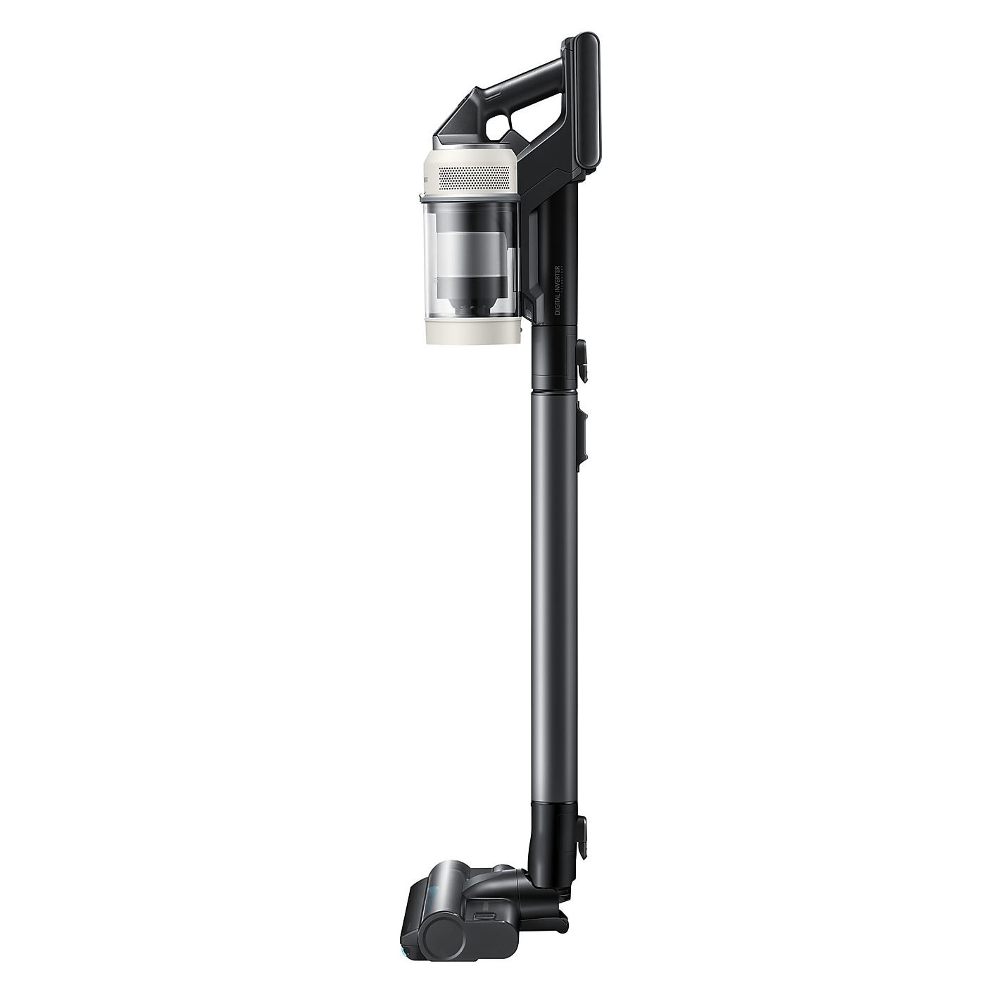 Aspirator vertical Samsung Bespoke Jet AI Lite Pro Extra VS80F28DGS/GE, putere aspirare 280W, Motor HexaJet Inverter, Filtrare HEPA, WiFi, AI Cleaning 2.0, Jet Dual Brush+, Perie Pet+, Autonomie 120 min, Santorini Beige