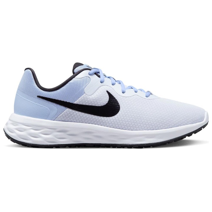 Pantofi sport barbati, Nike Revolution 6, confort sporit, albastru, plasa, 44.5 EU