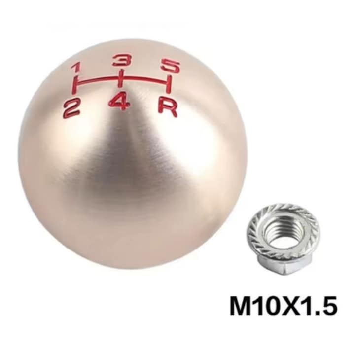 idealSTORE fém sebességváltó gomb autóhoz, kompatibilis a Honda Accord 2003-2012 5 sebességes modelljeivel