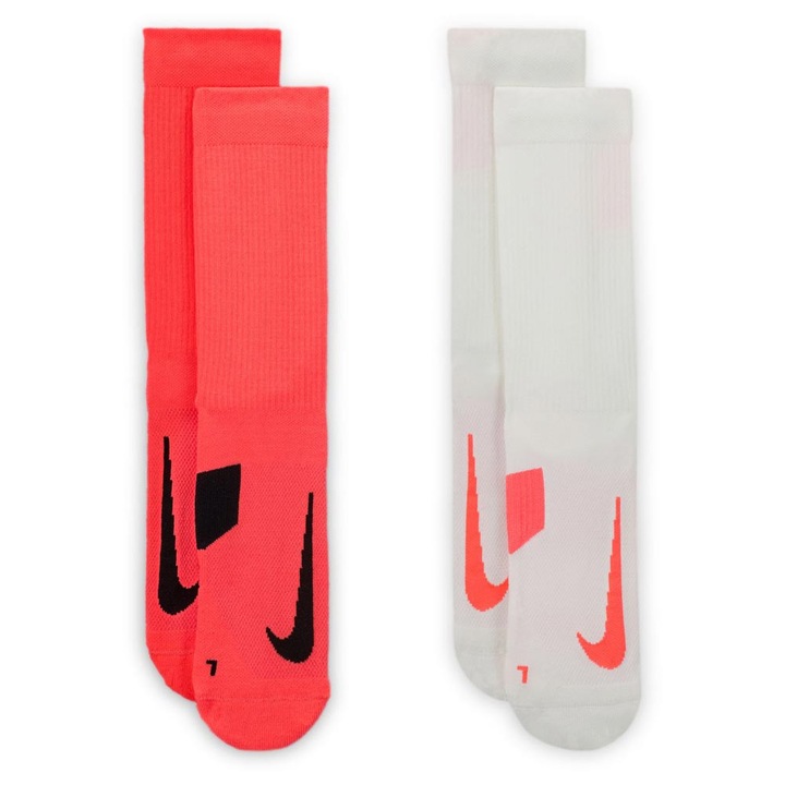 Sosete sport barbati Nike Multiplier, 2 perechi, Dri-FIT, 50% nailon, multicolor