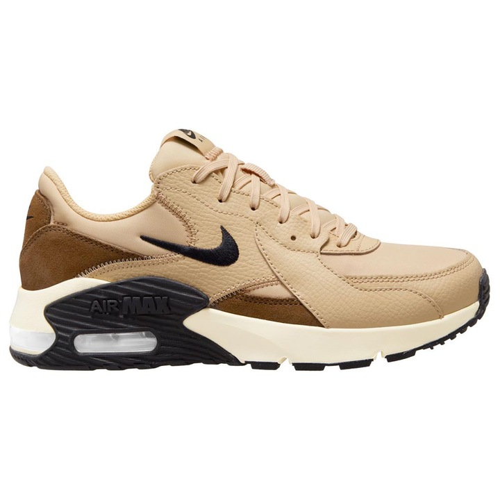 Pantofi sport dama, Nike, Air Max Excee, piele naturala, bej, amortizare Max Air
