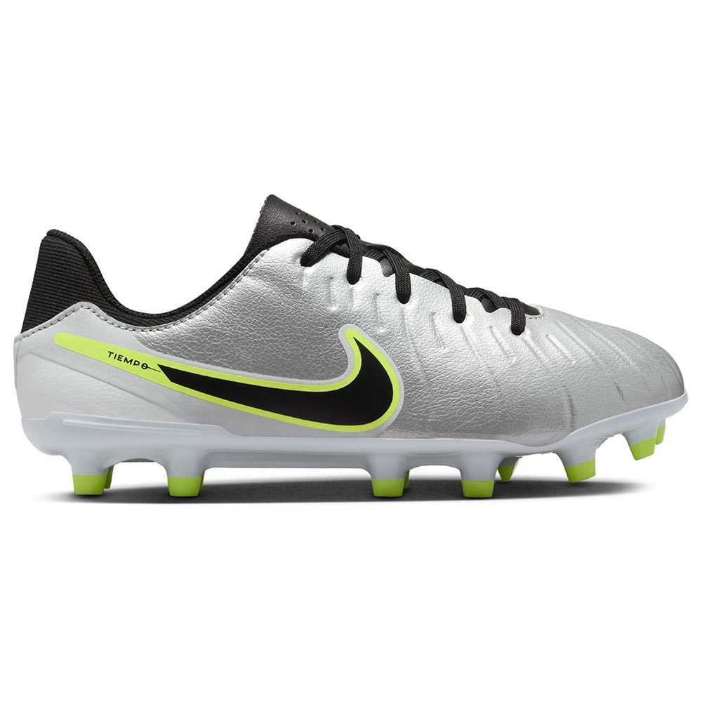 Ghete fotbal Nike Tiempo Legend VI FG pentru copii, Red/Silver, 34