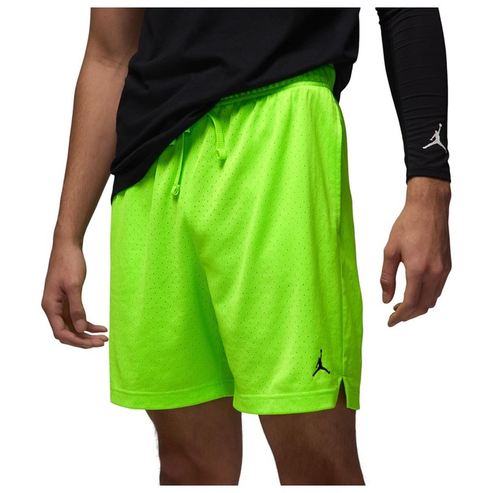 Pantaloni scurti pentru barbati Jordan Dri-FIT FN5816, poliester, verde neon