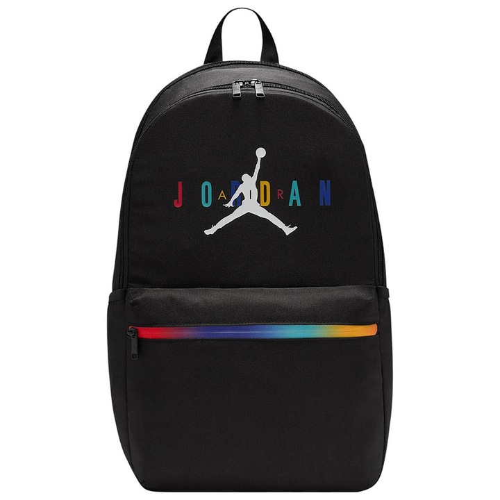 Jordan Jam Hbr hátizsák, 23L, 47x28x16cm, fekete, laptop rekesszel