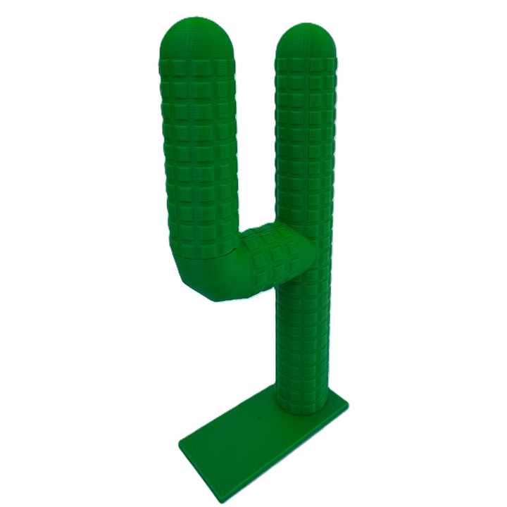 Фигурка на кактус – Зеленчук от поредицата „Отглеждай градина“ на Roblox, отпечатана на 3D принтер