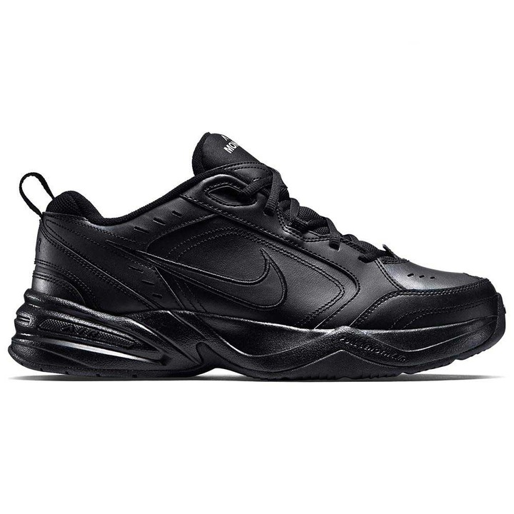 Nike, Pantofi Air Monarch IV din piele si piele ecologica pentru fitness, Negru