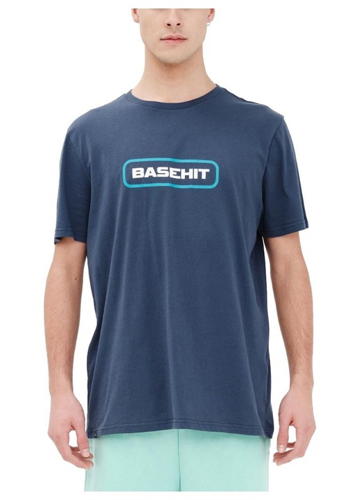 Tricou barbati Basehit, maneci lungi/scurte, 221.BM33.06, bumbac, M INTL