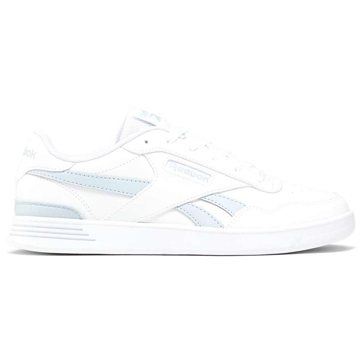 Tenisi barbati Reebok Court Advance, alb, material sintetic, talpa din spuma EVA, design clasic inspirat de tenis, 37 EU