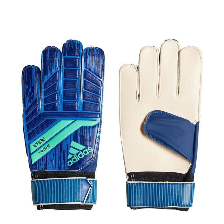 Manusi de portar Adidas, albastru/alb