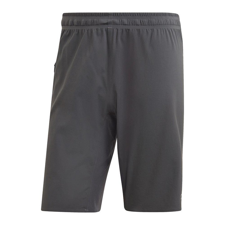 Pantaloni scurti sport barbati, Adidas Performance, nylon/elastan, gri