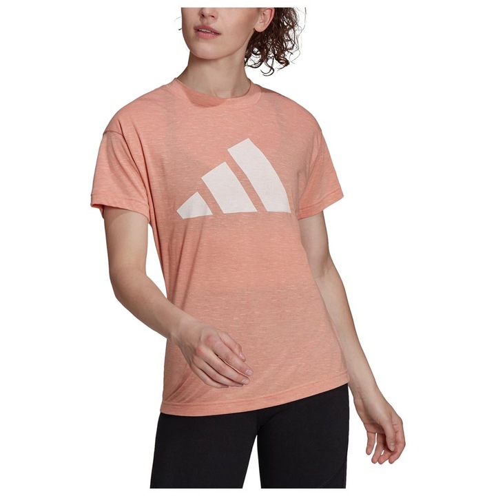 Tricou sport dama, Adidas Winners 2.0, croiala lejera, roz