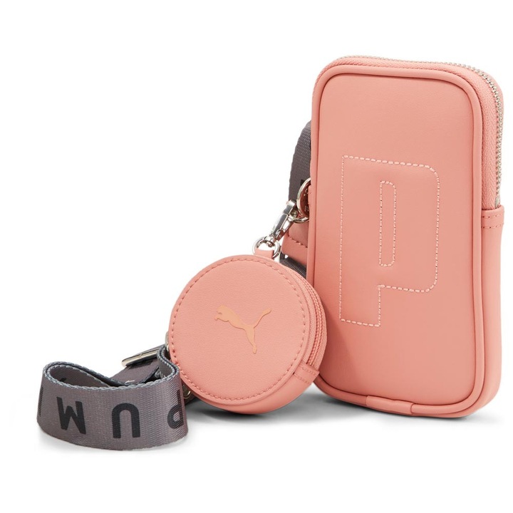 Borseta sport Puma Sense Multi Pouch, 100% poliester, roz