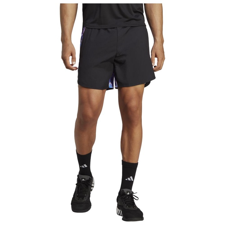 Pantaloni scurti sport, Adidas, poliester, negru, XL INTL