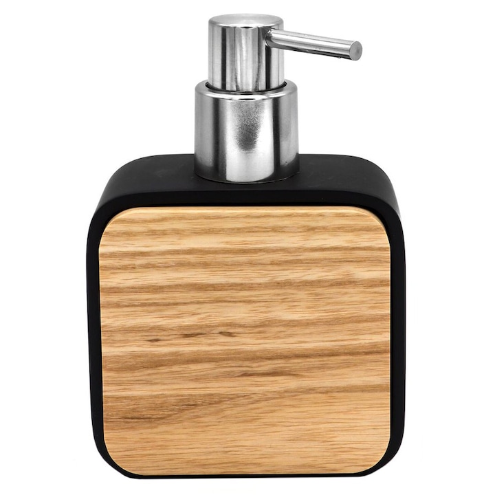 Dispenser de sapun Ridder AMARA, negru, 100x145x50 mm, 180 ml, set 1 buc