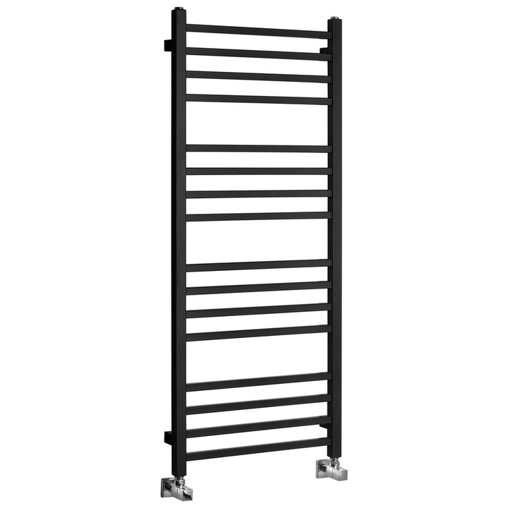 Sapho METRO radiátor, 500x1200 mm, matt fekete, 386 W, 3,90 l, szett